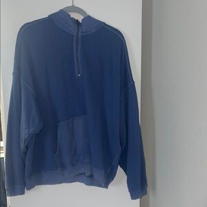 Aerie Men's Deep Blue Zip-Up Sweater